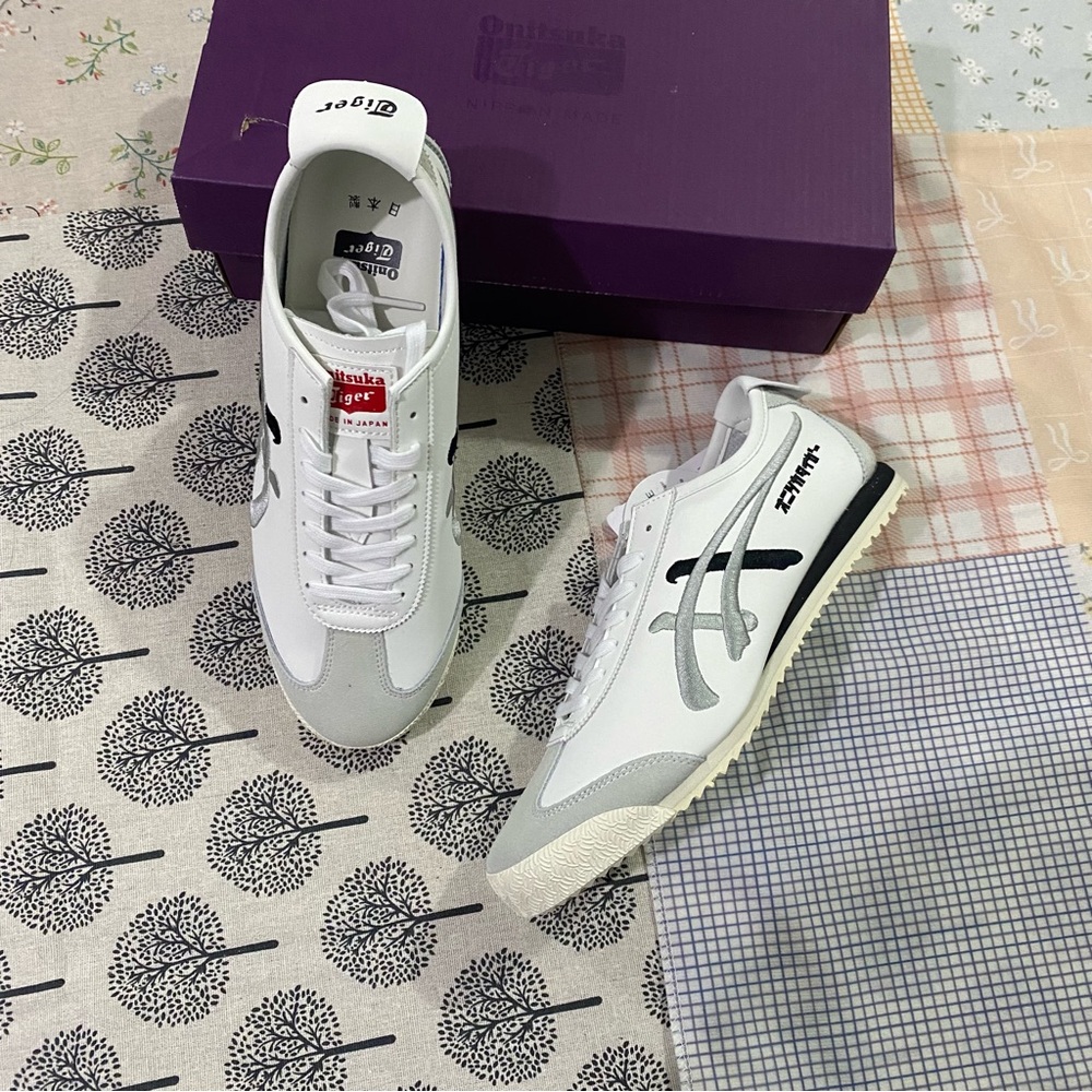 Onitsuka Tiger by Asics Sneakers — White, Gray & Black